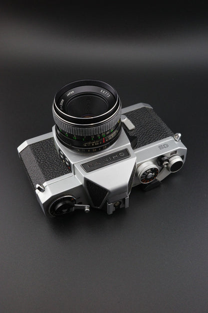 Vintage Chinon CS 35mm Film Camera, Helios Flash & 50mm 2.8 Lens - Fully Working