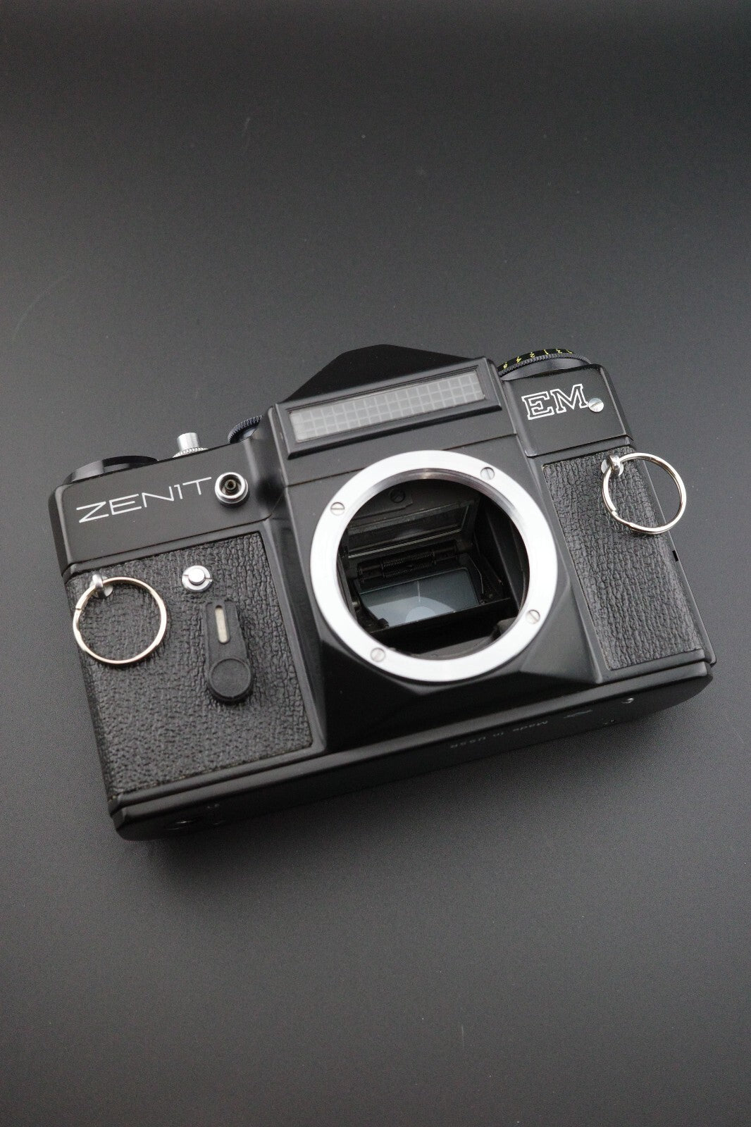 Zenit EM 35mm Film Camera + Helios 44M 2/58 + External LightMeter - Read Details