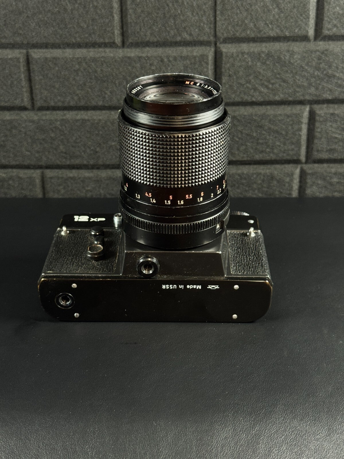Zenit 12XP 35mm SLR Camera Zeiss Jena DDR 135mm Lens