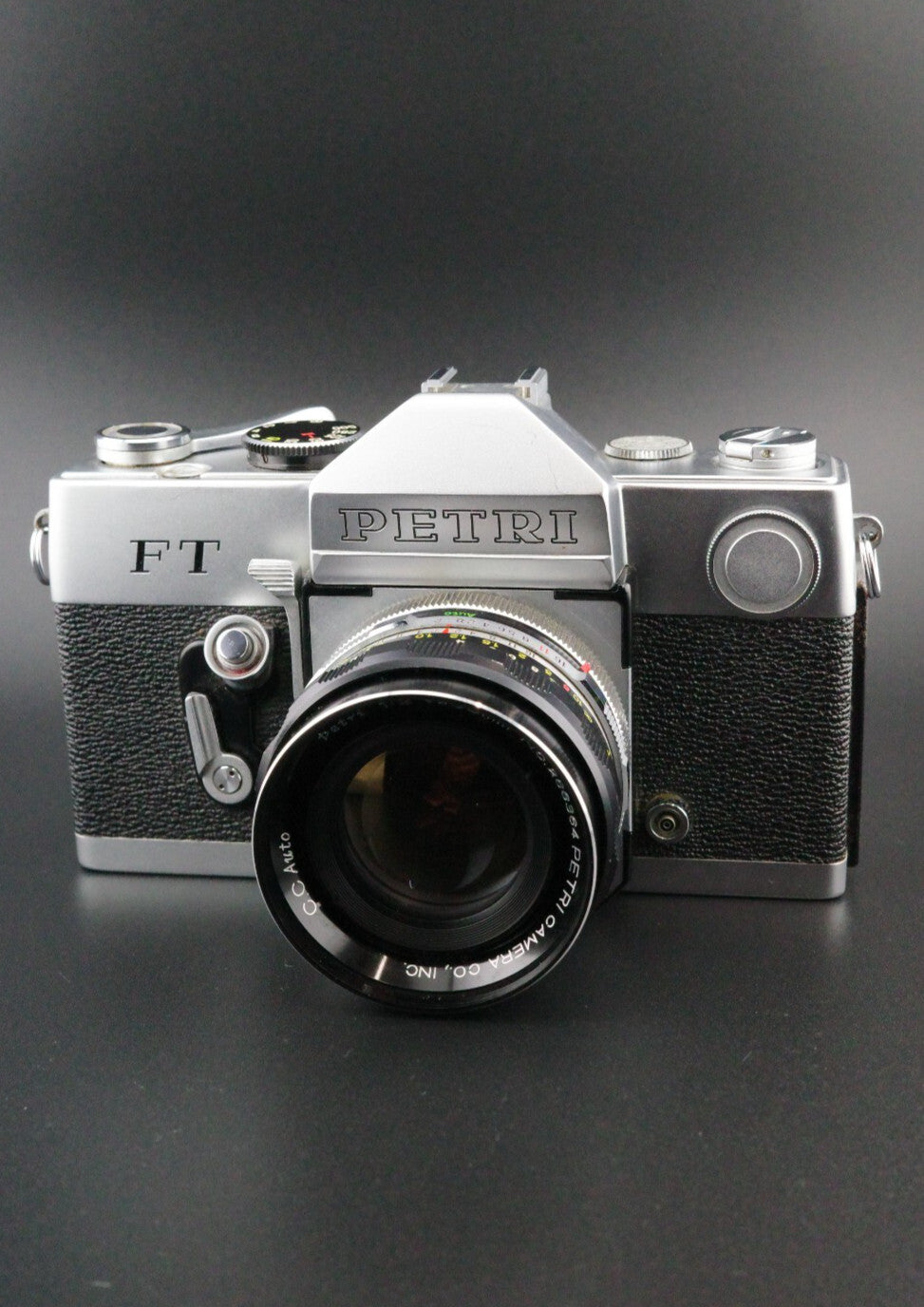 Petri FT Vintage 1960's 35mm SLR + Petri 55mm f/2 Lens Film Tested & Working