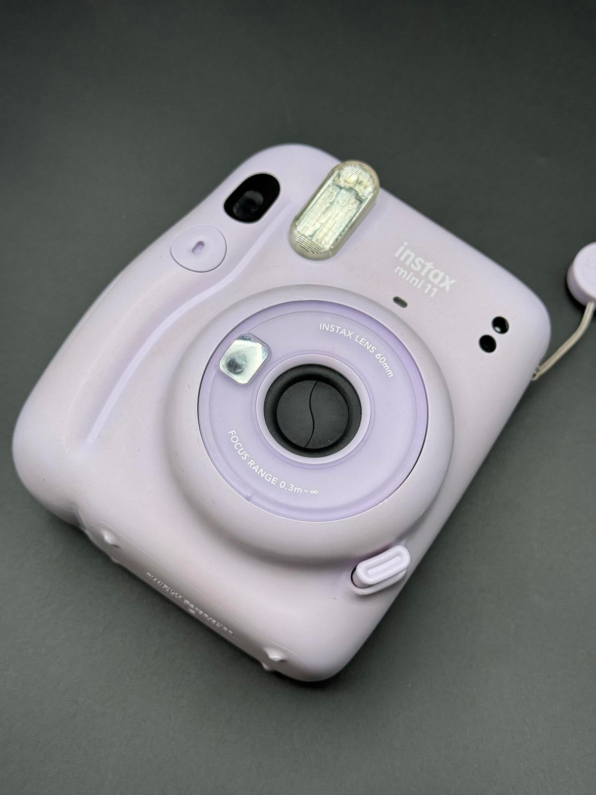 Boxed Fujifilm Instax Mini 11 Lilac Instant Camera + Film & Batteries - Working