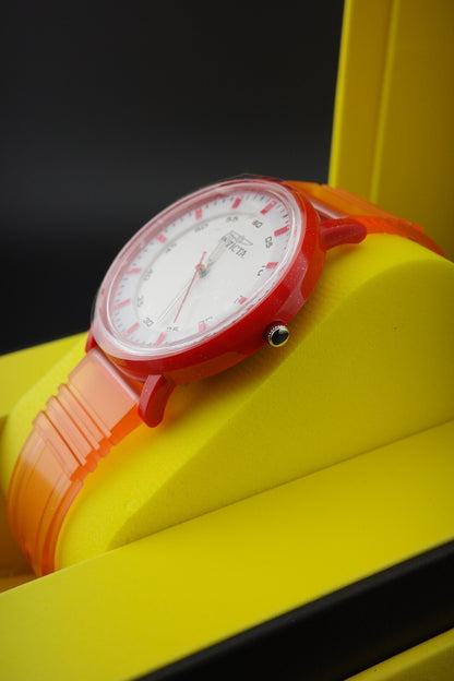 Brand New & Boxed Invicta Angel 50750 ABS Red / Silver Ladies Wristwatch
