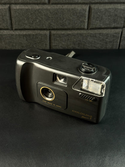 Goldline Classic S Vintage 1980's Compact 35mm Film Camera - Tested & Working