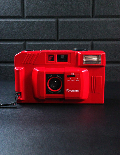 Fotorama Compact 35 Vintage 1980's Red 35mm Film Camera - Tested & Working