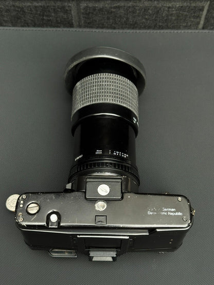 Praktica BCA Electronic 35mm SLR Camera + Pentacon 70-210mm Lens - Working