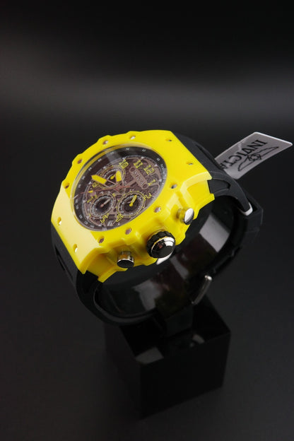 Invicta Racing Vaulthan 69667 Men’s Watch 44mm Yellow Black - Brand New & Boxed