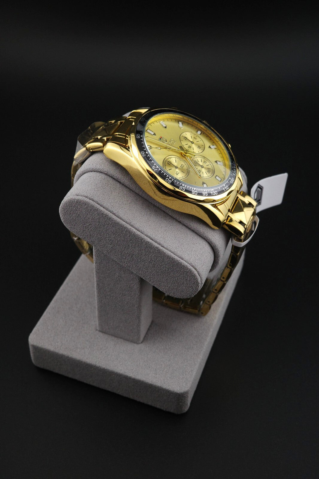 Montres Prestige MPW-0342 Men's Watch 44mm Gold S.Steel Quartz - New & Boxed