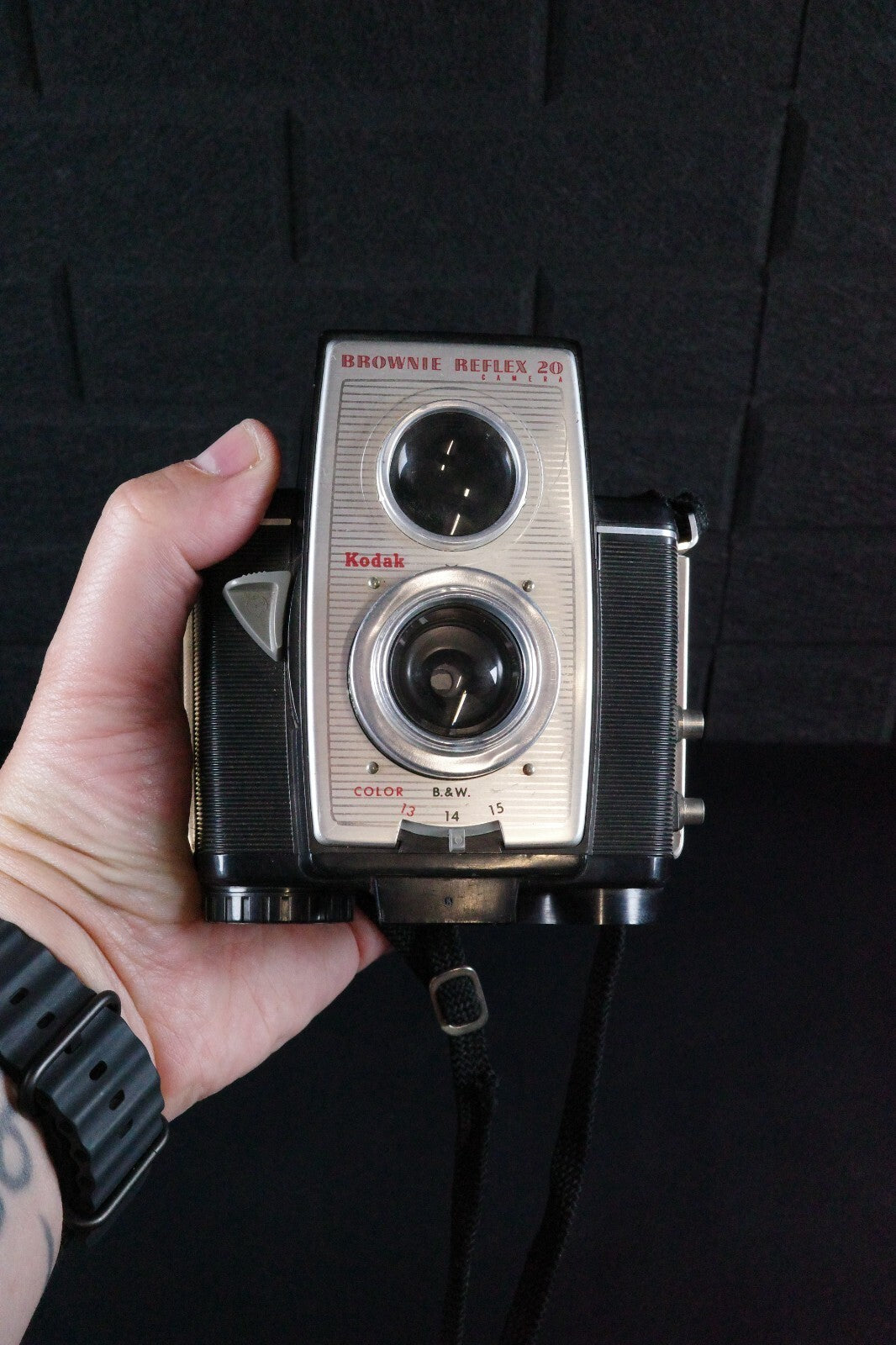 Kodak Brownie Reflex 20 Vintage 1960's 620 Film Box Camera - Tested & Working
