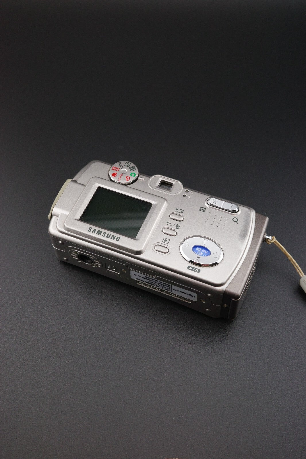 Samsung Digimax 430 Vintage Y2K 4.0MP Digital Camera, Card & Batteries - Working