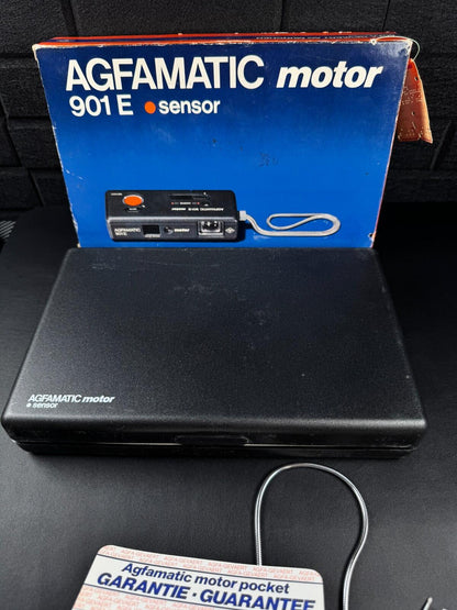 Agfamatic Motor 901E Vintage 1970's 110 Film Camera - Boxed, Tested & Working