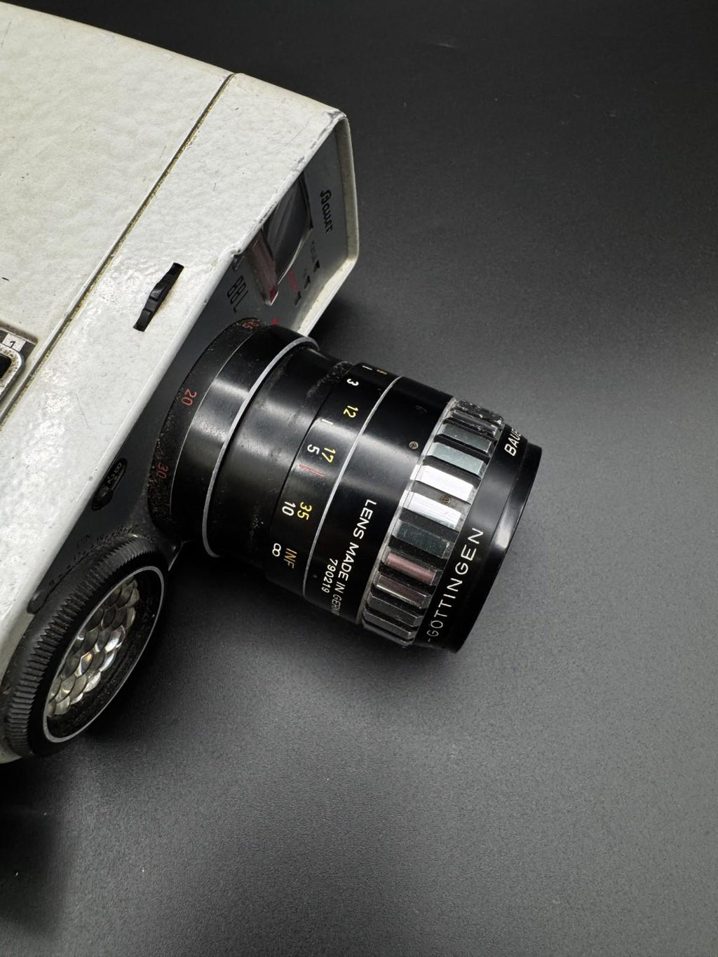 Vintage Bauer 88L Retro Cine Film Camera With Iscovaron 1:1.8/9-30 Double 8mm