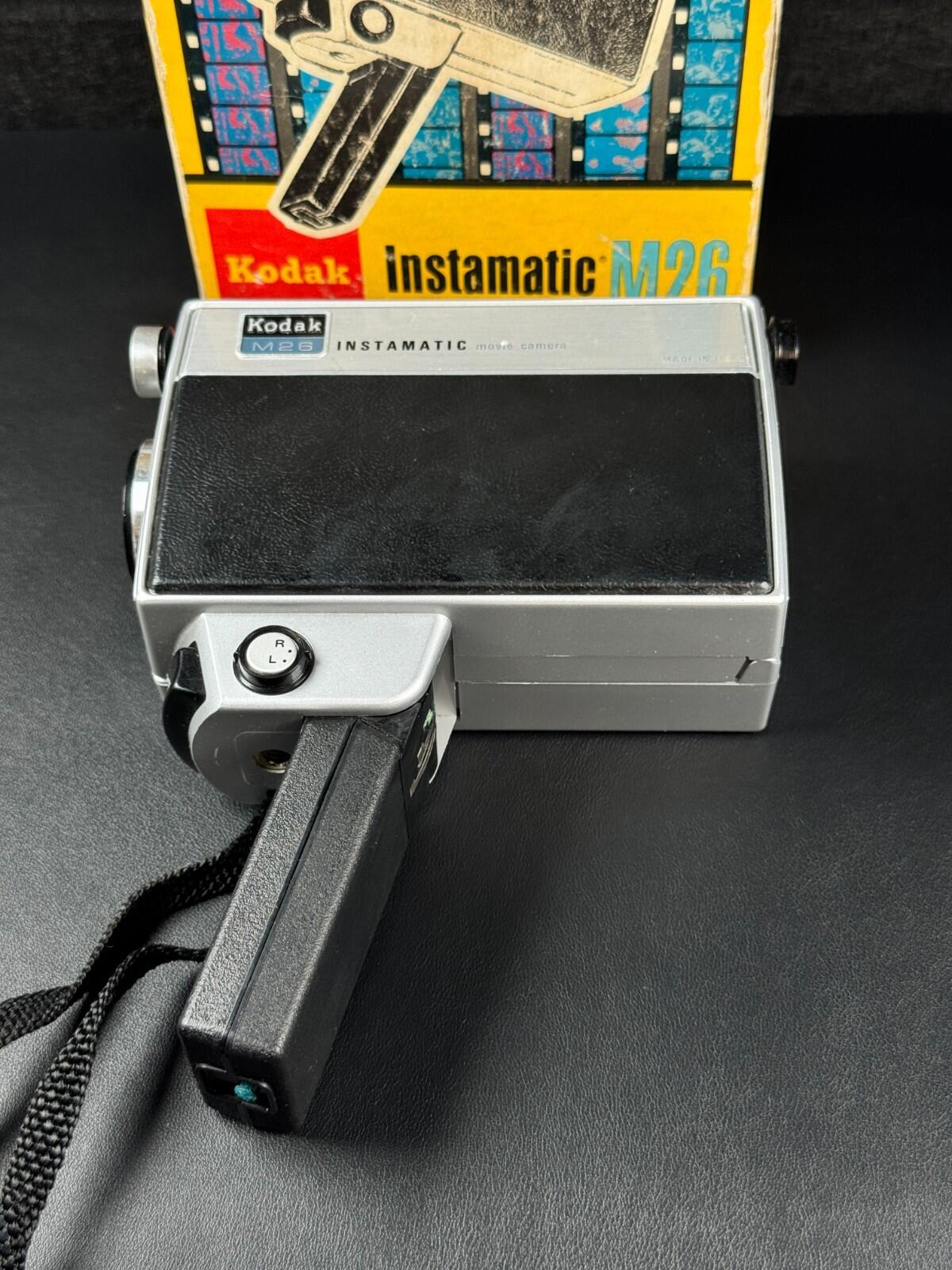 Kodak Instamatic M26 Vintage 1960's Super 8 Film Movie Camera - Boxed & Untested