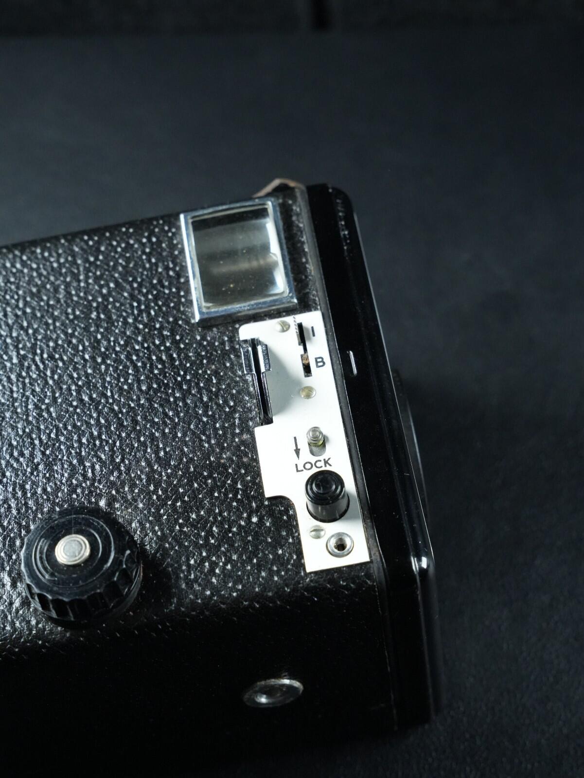 Kodak Brownie Flash III Vintage 1950's 127 Film Box Camera + Case - Working W541