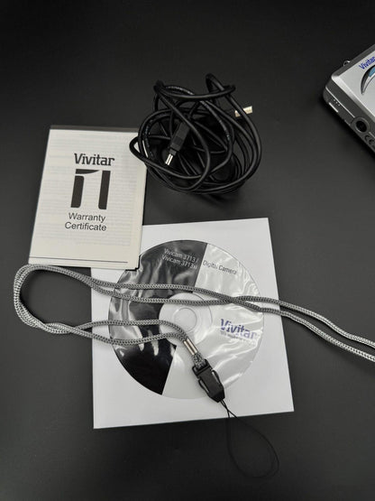 Fully Working & Boxed Vivitar Vivicam 3713 3MP Compact Digital Camera + SD Card