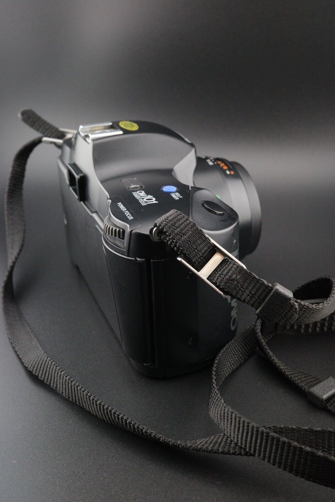 Olympus OM101 Power Focus 35mm SLR Camera + 50mm f/2 Lens Film Tested &  Working