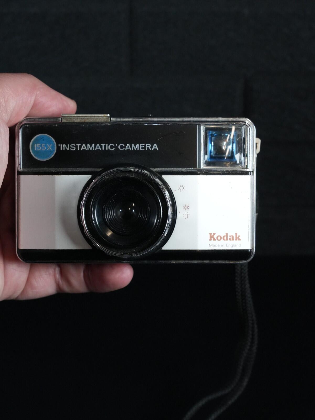 Kodak Instamatic 155X Vintage 1970's 126 Film Camera - Tested & Working