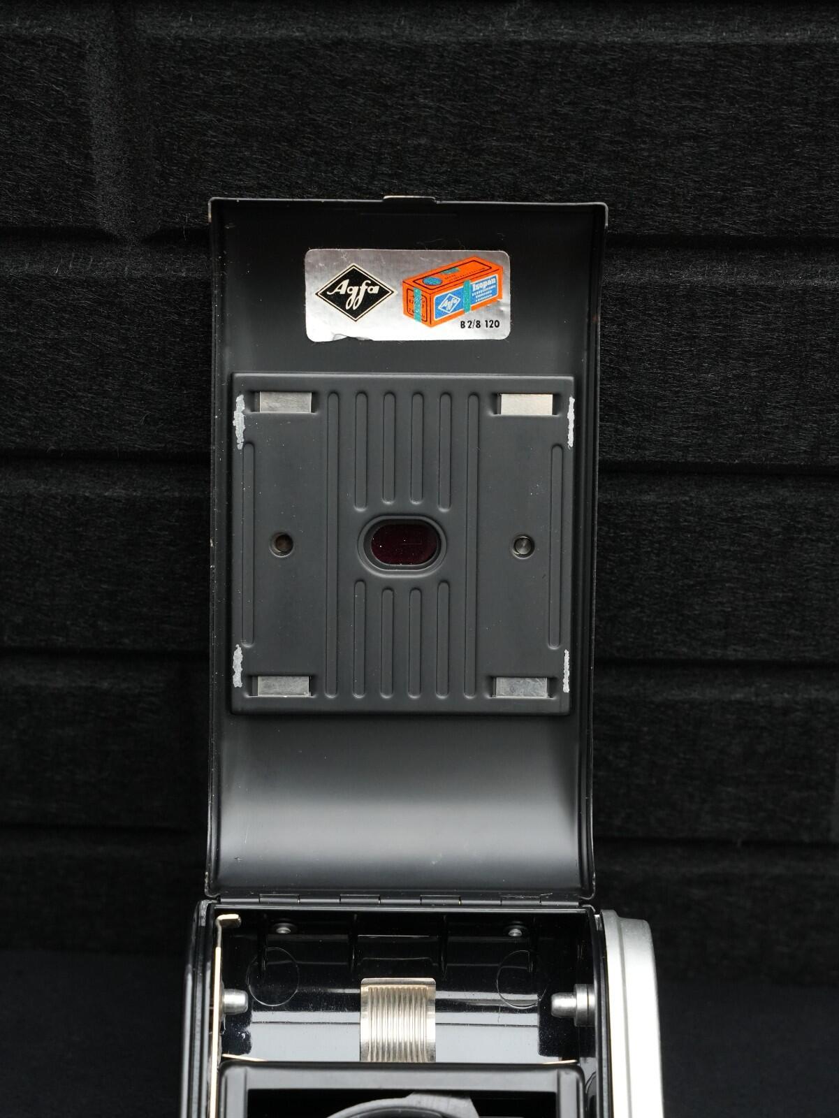 Agfa Isola I Vintage 1950s 120 Film Camera With Original Case - Faulty