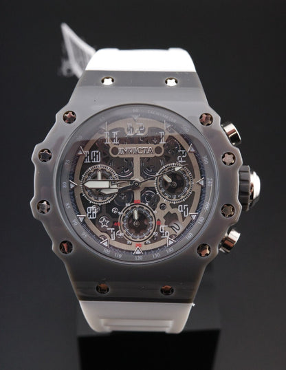 Invicta Racing Valyron 69618 Unisex Watch 41mm White / Grey - Brand New & Boxed