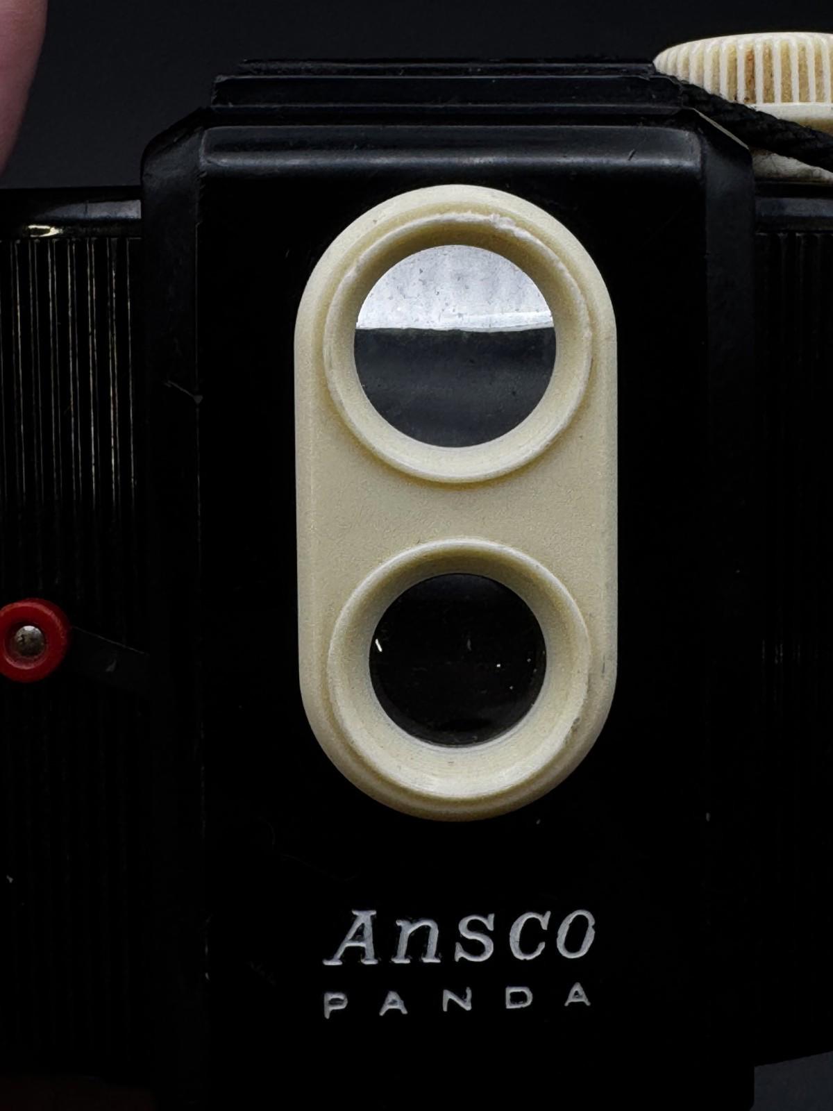 Vintage Ansco Panda Box Camera 620 Film 1939 - 1950 - Tested & Working