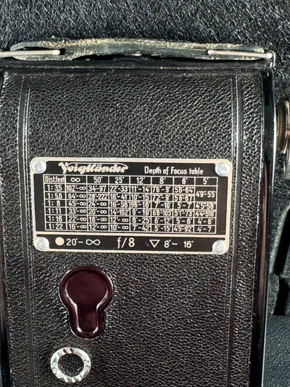 Voigtländer Bessa Vintage 1930's Folding Bellows Camera & Case - Not Working