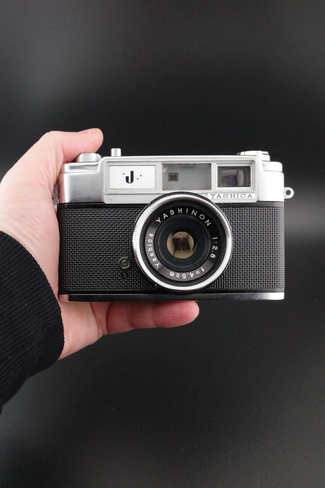 Yashica J Vintage 1960's 35mm Rangefinder Camera + Case - Faulty, Spares Repair