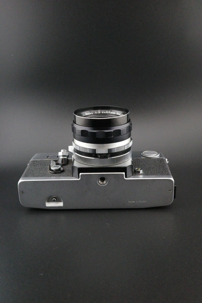Petri FT Vintage 1960's 35mm SLR + Petri 55mm f/2 Lens Film Tested & Working