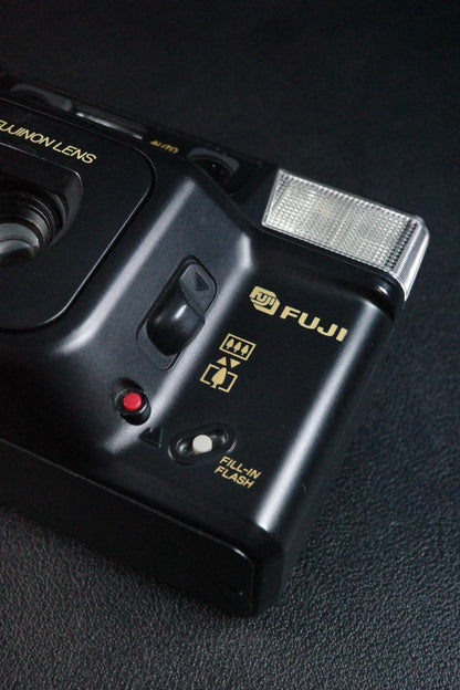 Fuji DL-400 Tele Point & Shoot With 35mm Film Camera - Boxed, Working (Fungus)