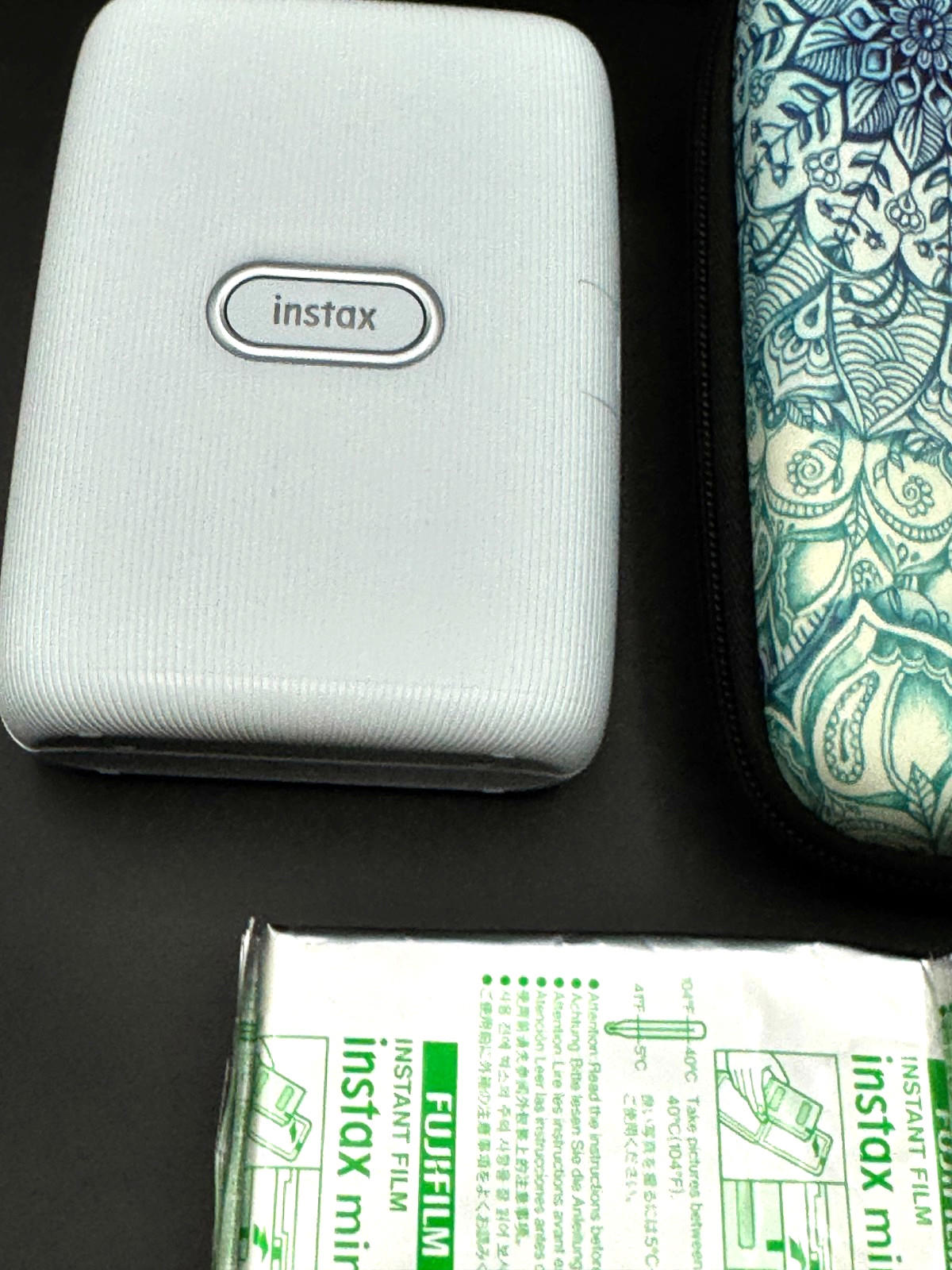Instax Mini Link White Smartphone Printer - Boxed & Film & Case - Fully Working