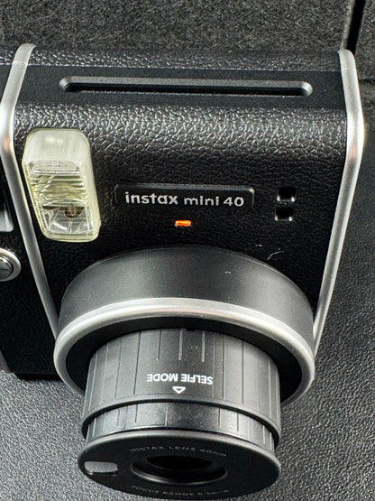 Fujifilm Instax Mini 40 Instant Camera + Case, Film & Batteries (Tested Working)