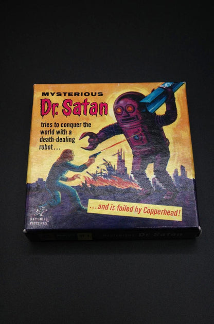 Mysterious Dr. Satan 8 MM B&W Silent SF-1 Sci-Fi Film Eduardo Ciannelli Vintage