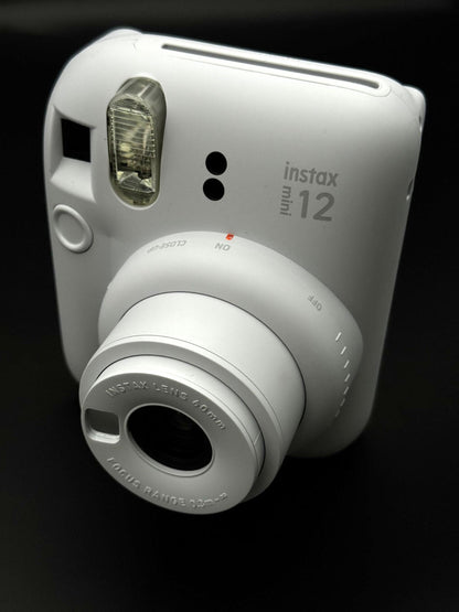 Fujifilm  INSTAX Mini 12 Camera - Clay White - Fully Working + Film & Batteries
