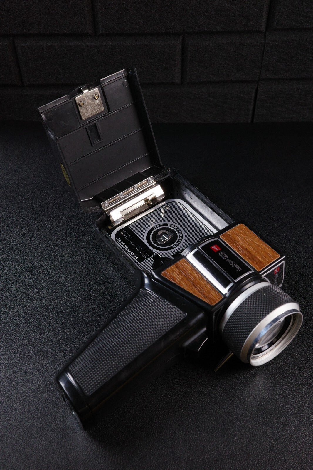 GAF 64R Vintage 1970's Super 8 Cine Movie Camera & Case - Faulty Spares Repair