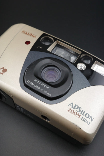 Halina APSilon Zoom 250AF Vintage 1990's APS Film Camera - Tested & Working