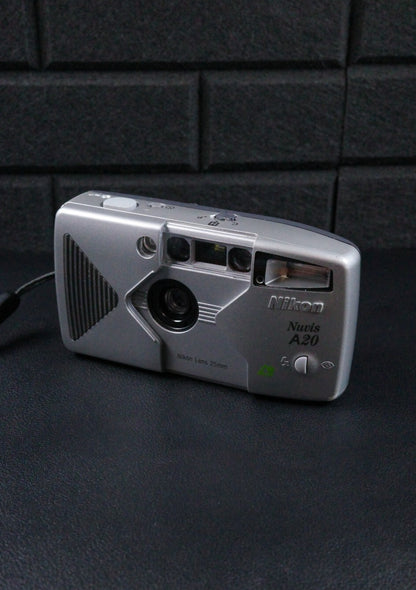 Nikon Nuvis A20 Vintage 1990's Point & Shoot APS Film Camera - Tested & Working