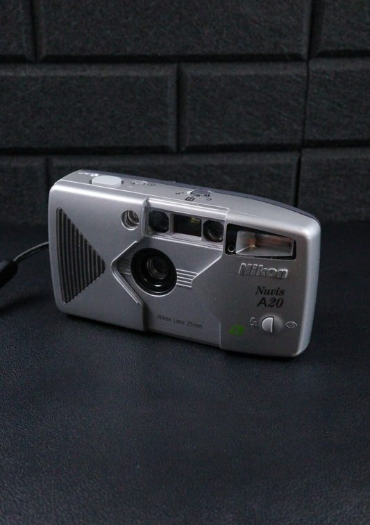 Nikon Nuvis A20 Vintage 1990's Point & Shoot APS Film Camera - Tested & Working