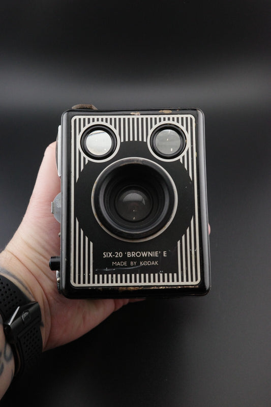 Kodak Six-20 Brownie Model E Vintage 1950's 620 Film Camera - Tested & Working
