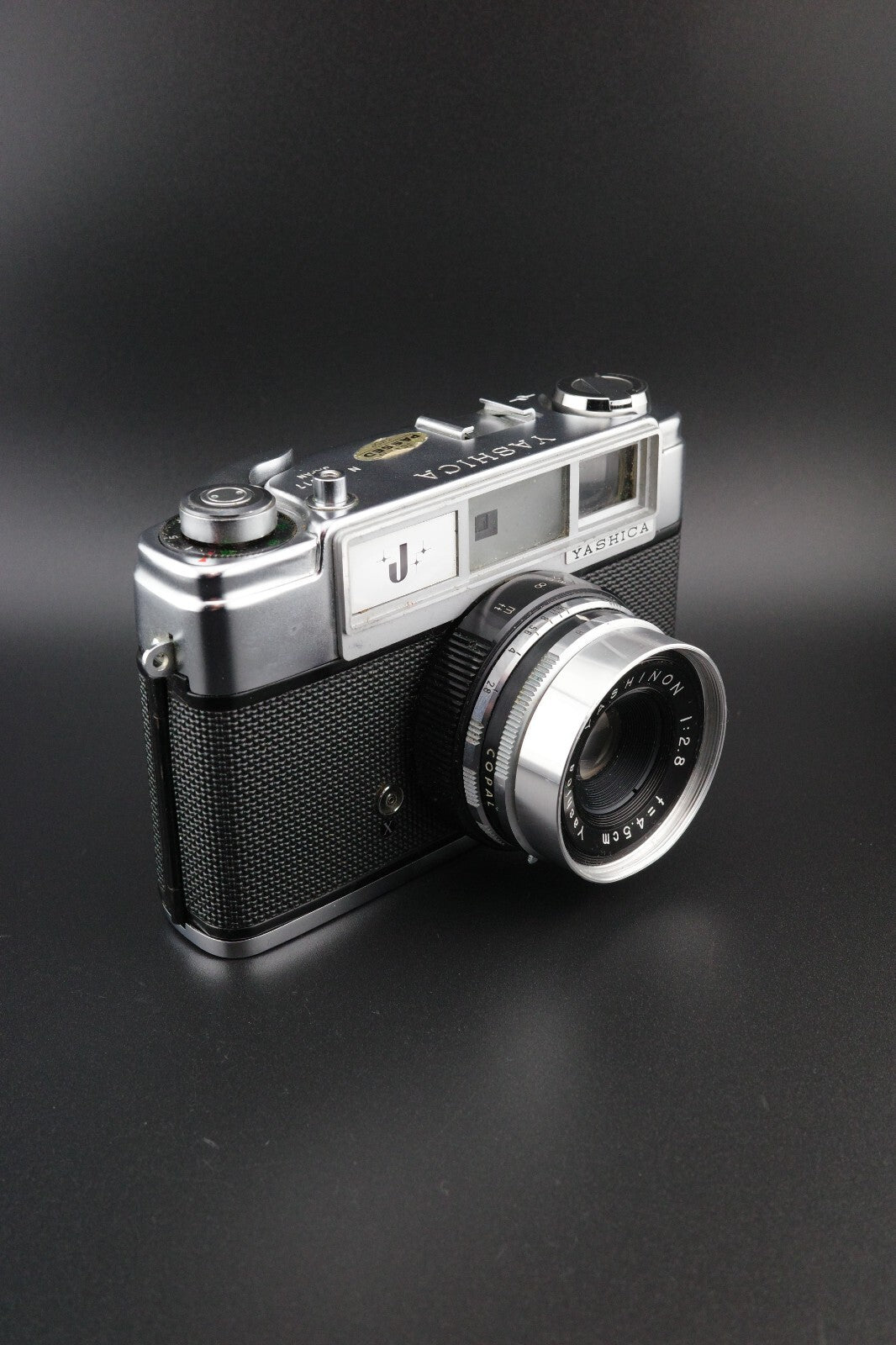 Yashica J Vintage 1960's 35mm Rangefinder Camera + Case - Faulty, Spares Repair