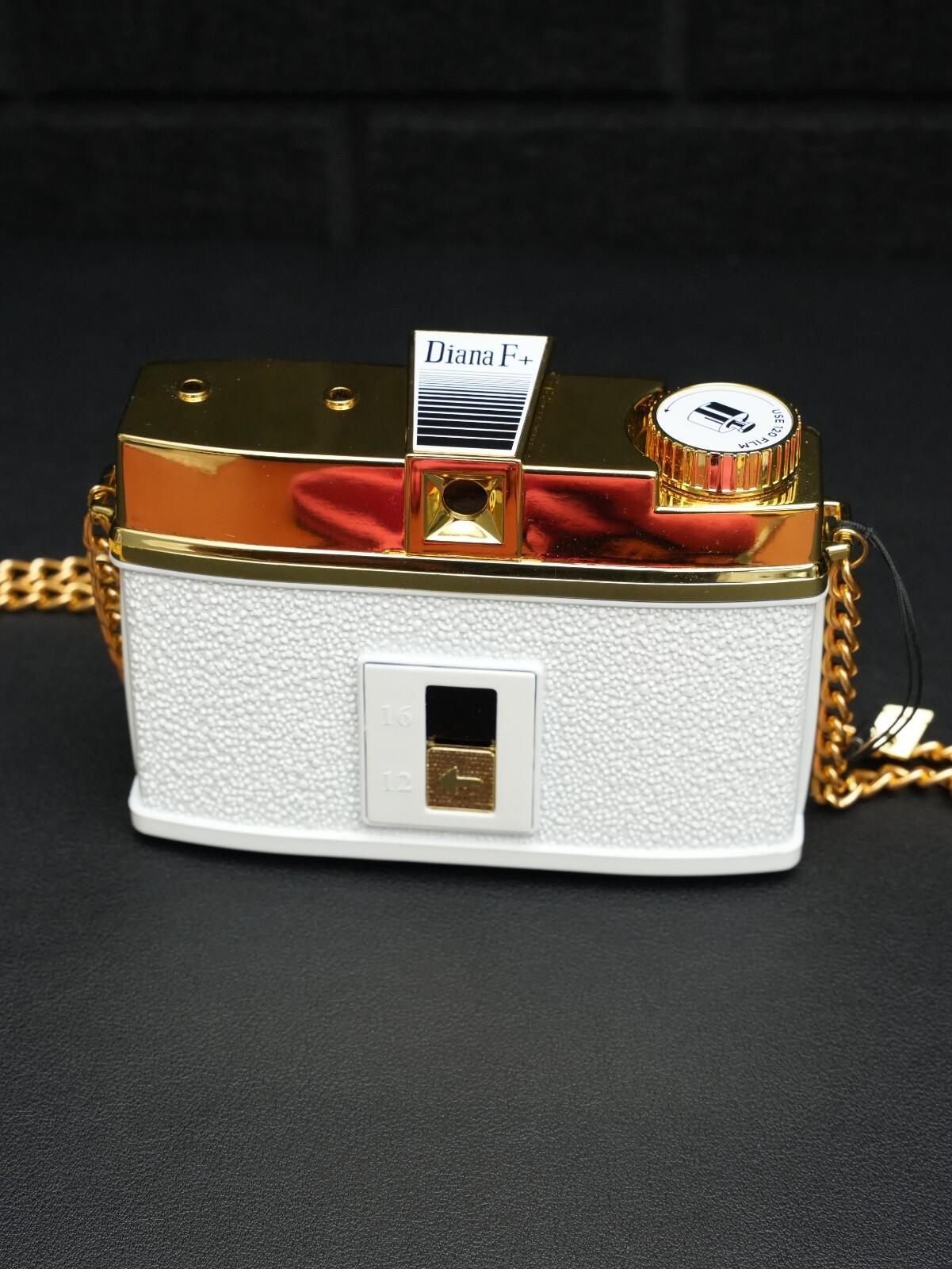Lomography Diana F+ Limited Gold Edition 120 Film Camera - Boxed & Working