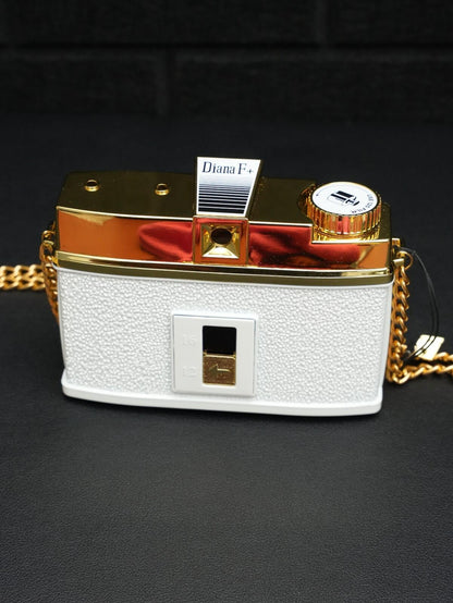 Lomography Diana F+ Limited Gold Edition 120 Film Camera - Boxed & Working