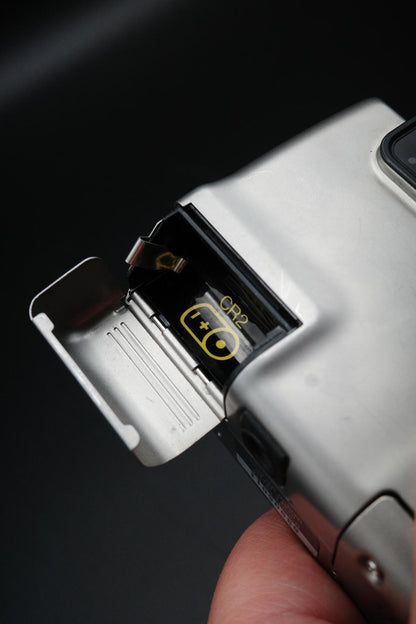 Vintage Minolta Vectis 300 Stainless Steel APS Film Camera - Tested Working