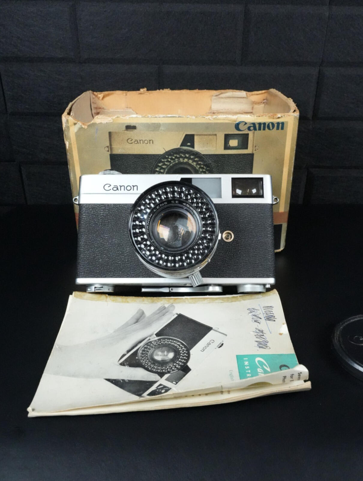 Canon Canonet Vintage 1960's 35mm Film Rangefinder Camera - Read Details