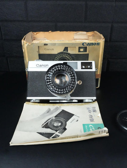 Canon Canonet Vintage 1960's 35mm Film Rangefinder Camera - Read Details