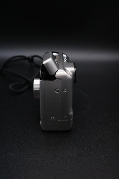 Vintage Minolta Vectis 300 Stainless Steel APS Film Camera - Tested Working