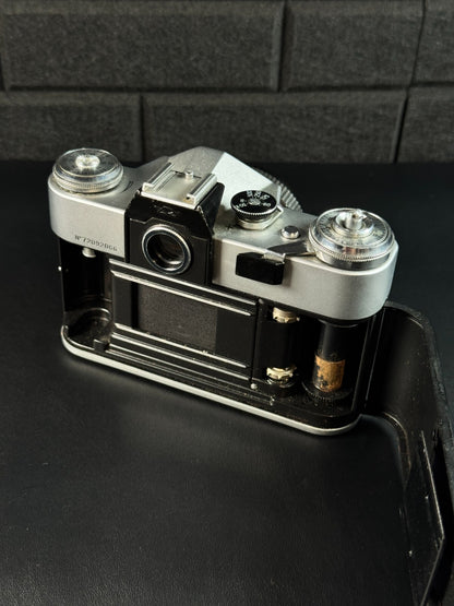 Vintage Zenit-B 35mm SLR Camera + Auto Flex 2.8 50mm Lens - Tested & Working