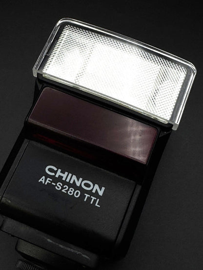 Vintage Chinon AF S-280 TTL Electronic Camera Flash Unit Tested & Fully Working