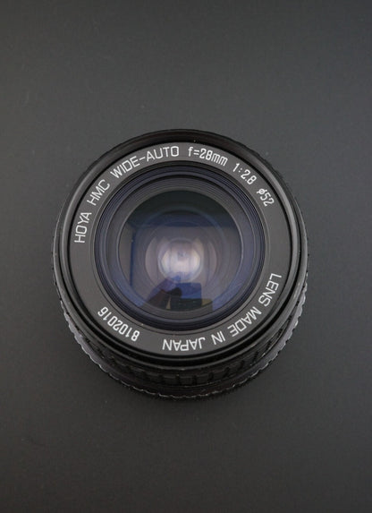 Vintage Hoya HMC Wide-Auto 28mm f/2.8 Manual Focus Prime lens - Canon FD mount