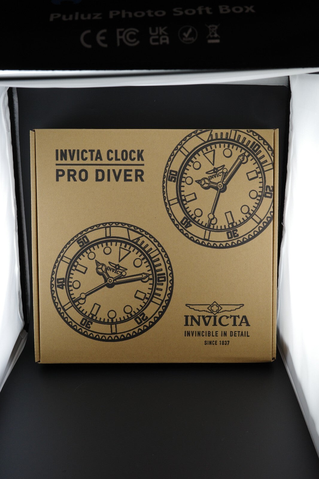 Invcta Pro Diver Wall Clock 70045 - Blue / Black - Brand New & Boxed