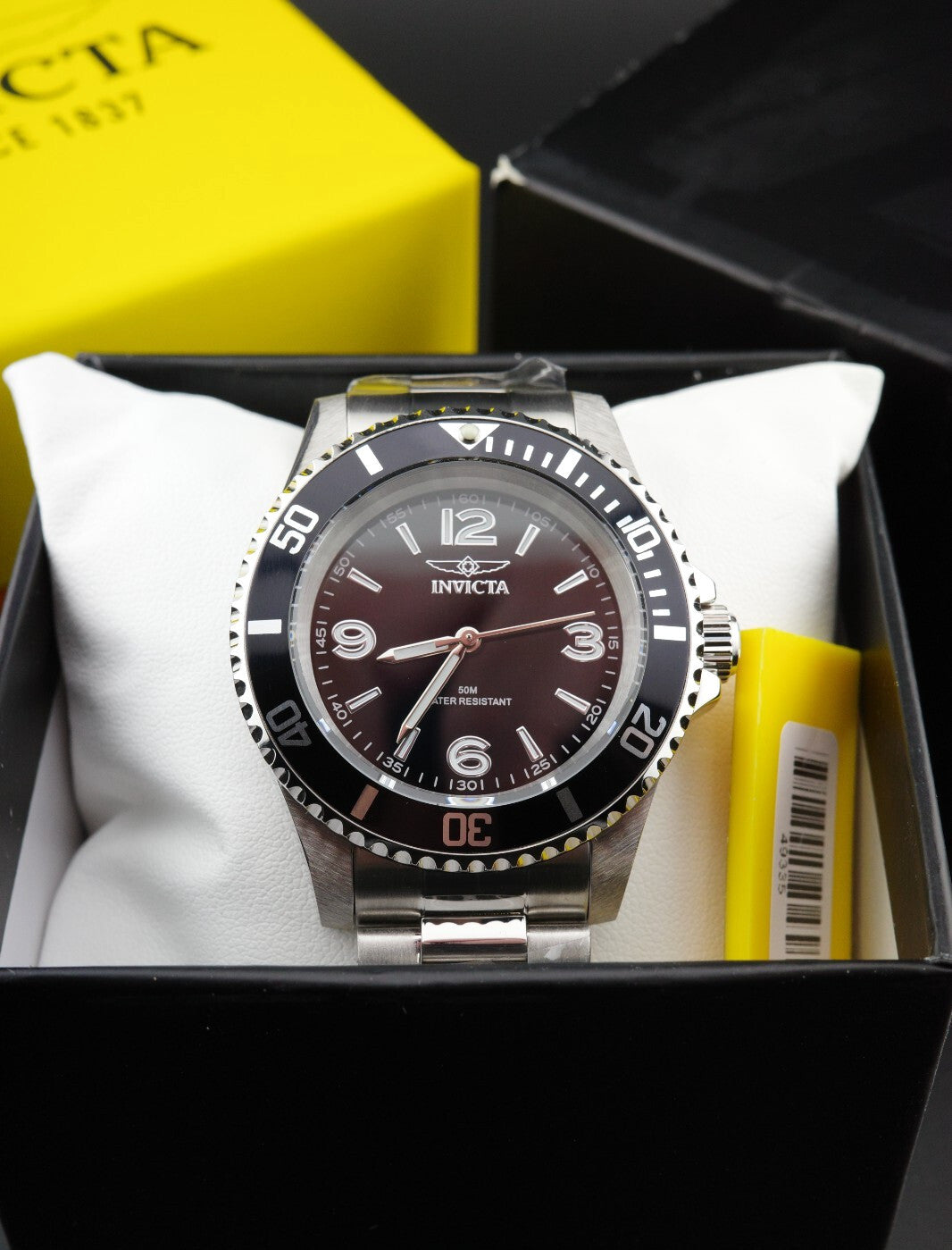 Invicta Specialty Rowan 49335 Men’s Watch 40mm Steel Black Dial - New & Boxed