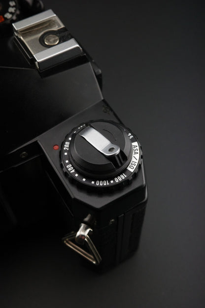 Cosina CT1G Vintage 35mm Film SLR Camera + 50mm 1:2 Lens - Tested & Working