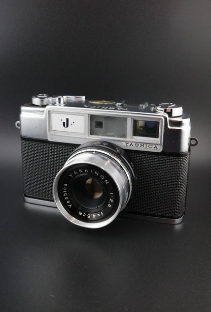 Yashica J Vintage 1960's 35mm Rangefinder Camera + Case - Faulty, Spares Repair